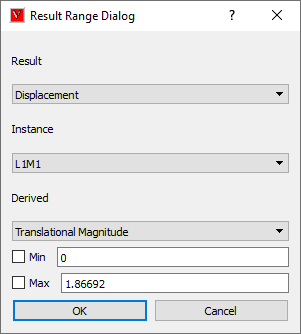 Result Range Dialog